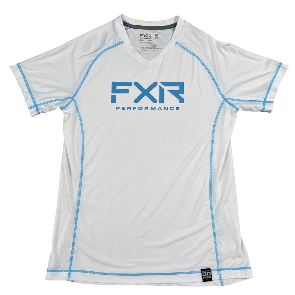 FXR Performance T-Shirt Womens Medium UPF 50 Attack White